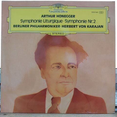 Arthur Honegger - Berliner Philharmoniker • Herbert von Karajan – Symphonie LP PLAK