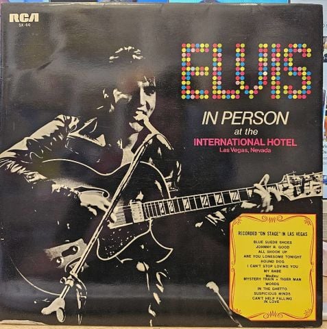 Elvis – Elvis In Person At The International Hotel LP PLAK