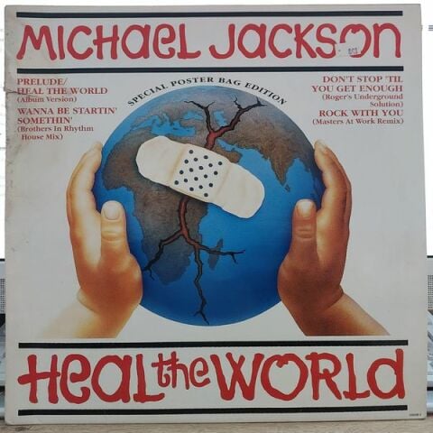 MİCHAEL JACKSON - HEAL THE WORLD LP PLAK