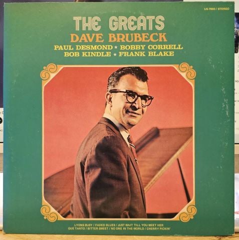 Dave Brubeck, Paul Desmond, Bobby Correll, Frank Blake (2), Bob Kindle – The Greats LP PLAK