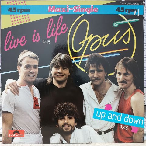 Opus – Live Is Life LP PLAK