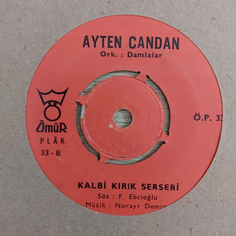 Ayten Candan – Sonbahar Rüzgarları / Kalbi Kırık Serseri 45LİK PLAK