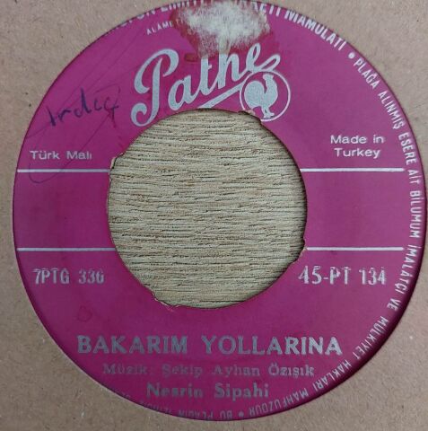 Nesrin Sipahi – Şarap Mahzende Yıllanır / Bakarım Yollarına 45LİK PLAK