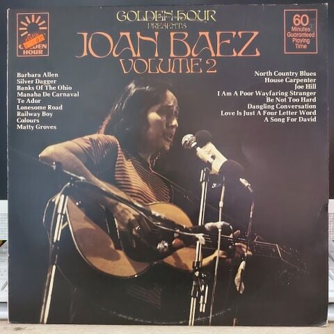 Joan Baez – Golden Hour Presents Joan Baez Volume 2 LP PLAK