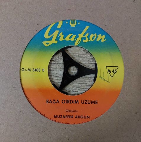 Muzaffer Akgün – Bebek / Baga Girdin Üzüme 45LİK PLAK