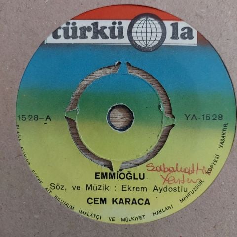 Cem Karaca – Emmioğlu / O, Leyli 45LİK PLAK