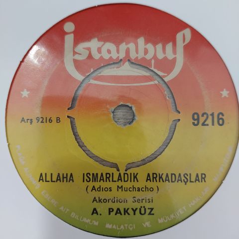 A. PAKYÜZ - TATAVLA KASABI 45LİK PLAK