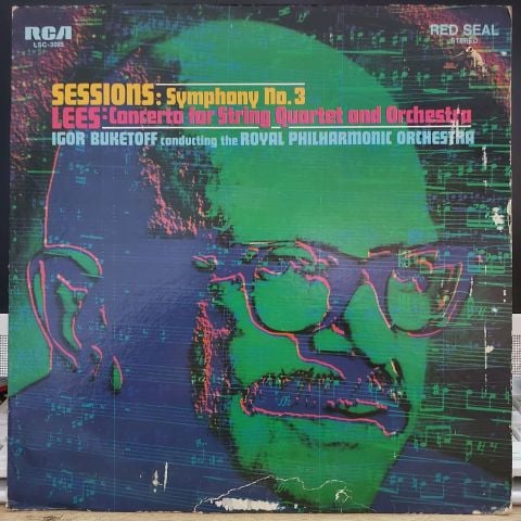 Sessions* / Lees* - Igor Buketoff, Royal Philharmonic Orchestra* – Symphony No. 3 / Concerto For String Quartet And Orchestra LP PLAK