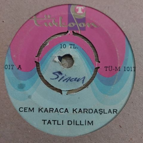 CEM KARACA - TATLI DİLLİM 45LİK PLAK