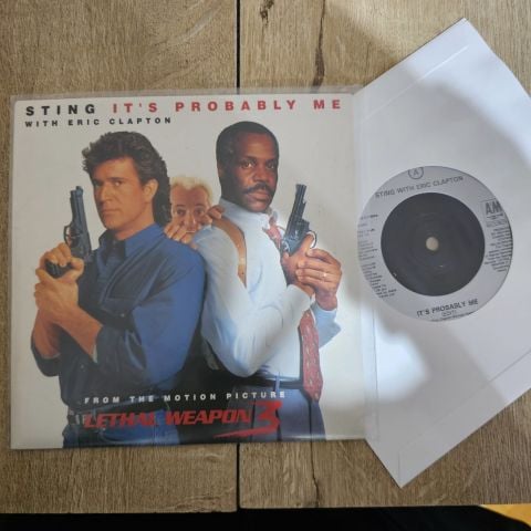 Sting With Eric Clapton – It's Probably Me 45LİK PLAK