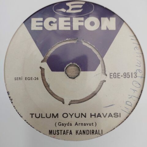 MUSTAFA KANDIRALI - TULUM OYUN HAVASI 45LİK PLAK