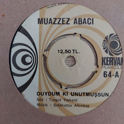Muazzez Abacı – Duydum Ki Unutmuşsun / Silemezler Gönlümden 45LİK PLAK