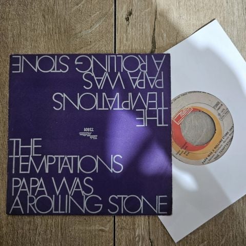 The Temptations – Papa Was A Rolling Stone 45LİK PLAK