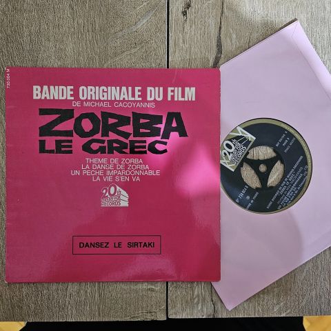 Mikis Theodorakis – Bande Originale Du Film Zorba Le Grec 45LİK PLAK