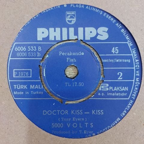 5000 Volts – Doctor Kiss Kiss 45LİK PLAK