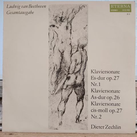 Ludwig van Beethoven, Dieter Zechlin – Klaviersonate Es-dur Op.27 Nr.1 / Klaviersonate As-dur Op.26 / Klaviersonate Cis-moll Op.27 Nr.2 LP PLAK