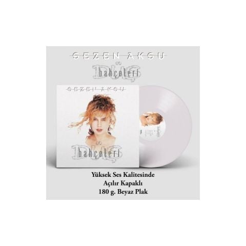SEZEN AKSU - DÜŞ BAHÇELERİ LP PLAK ( İLK BASKI BEYAZ PLAK )