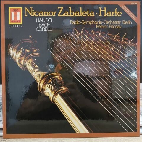 Händel* • Bach* • Corelli* – Nicanor Zabaleta, Radio-Symphonie-Orchester Berlin, Ferenc Fricsay – Nicanor Zabaleta • Harfe LP PLAK