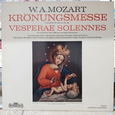 W.A. Mozart – Krönungsmesse / Vesperae Solennes LP PLAK