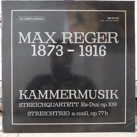 Max Reger – Streichquartett Es-Dur, Op.109 / Streichtrio A-Moll, Op.77b) LP PLAK