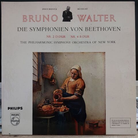 Bruno Walter, The New York Philharmonic Orchestra, Ludwig van Beethoven – Die Symphonien Von Beethoven, Nr. 2 D-Dur / Nr. 4 B-Dur LP PLAK