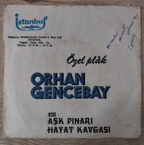 Orhan Gencebay – Aşk Pınarı 45LİK PLAK
