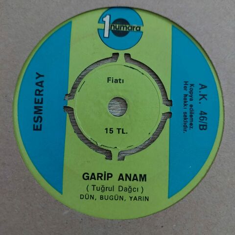 ESMERAY - GARİP ANAM 45LİK PLAK
