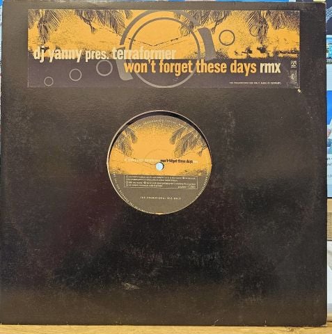 DJ Yanny Pres. Terraformer – Won't Forget These Days Rmx LP PLAK