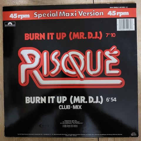 Risqué – Burn It Up (Mr. D.J.) LP PLAK
