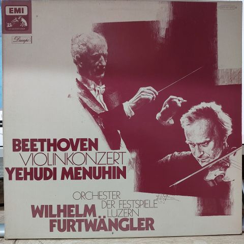Beethoven, Yehudi Menuhin, Orchester Der Festspiele Luzern LP PLAK