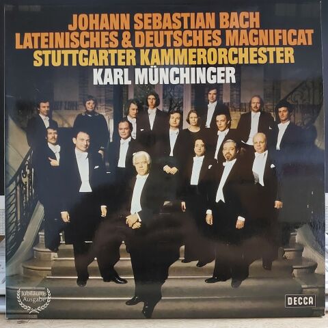 Johann Sebastian Bach, Wiener Akademiechor*, Stuttgarter Kammerorchester, Karl Münchinger – Lateinisches & Deutsches Magnificat LP PLAK