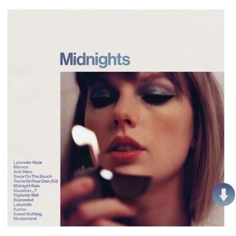 TAYLOR SWİFT - Midnights (Limited Special Edition - Moonstone Blue Marbled  LP PLAK