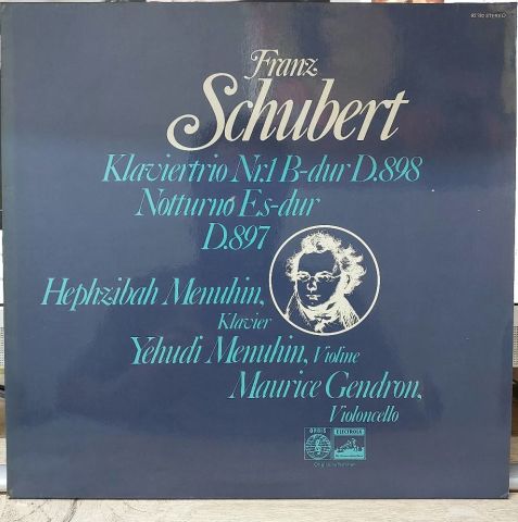 Franz Schubert, Hephzibah Menuhin, Yehudi Menuhin LP PLAK