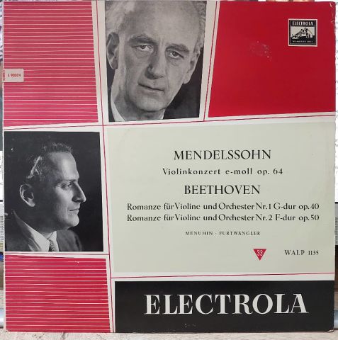 Mendelssohn ‧ Beethoven / Menuhin ‧ Furtwängler LP PLAK