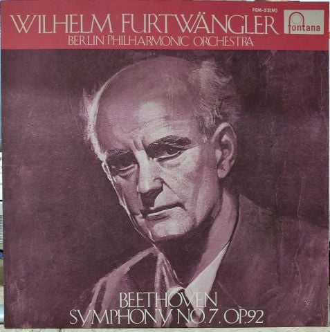Wilhelm Furtwängler, Beethoven,Berlin Philharmonic Orchestra LP PLAK