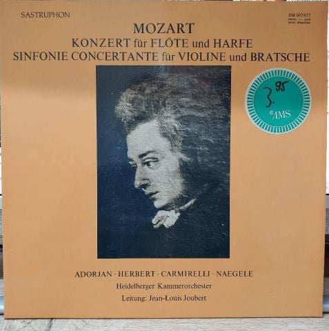 Mozart / Heidelberger Kammerorchester, Jean-Louis Joubert LP PLAK