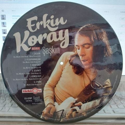 Erkin Koray – Şaşkın PİCTURE DİSC LP PLAK