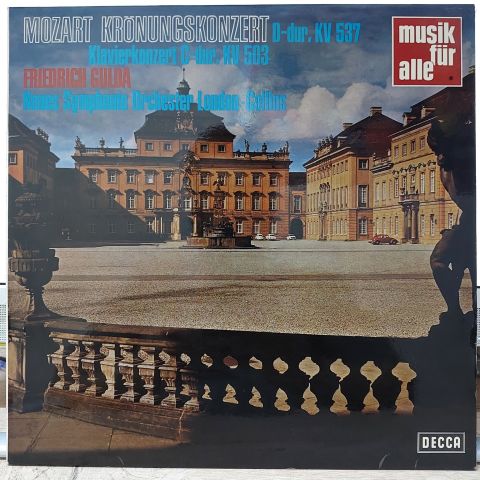 Mozart, Friedrich Gulda, Neues Symphonie Orchester London LP PLAK