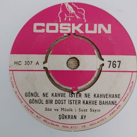 Şükran Ay – Gönül Ne Kahve İster Ne Kahvehane 45LİK PLAK