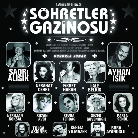 ÇEŞİTLİ SANATÇILAR - ŞÖHRETLER GAZİNOSU LP PLAK