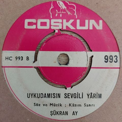 Şükran Ay –  Uykuda Mısın Sevgili Yarim 45LİK PLAK