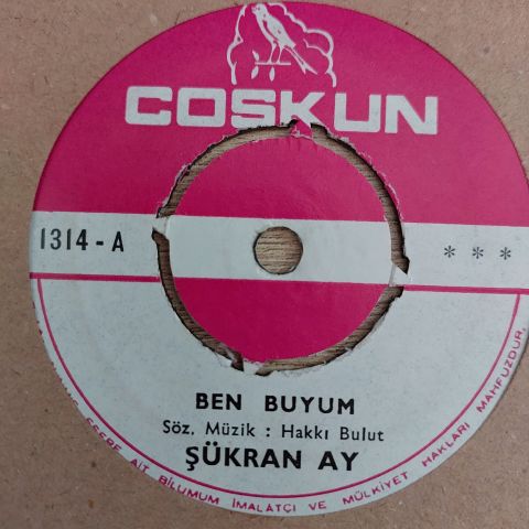 Şükran Ay – Ben Buyum / Öldür de Kurtulayım 45LİK PLAK