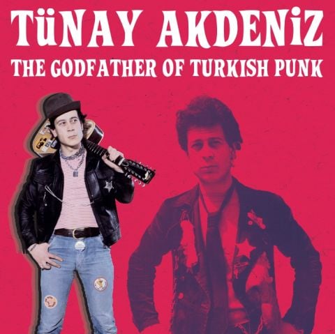 Tünay Akdeniz - The Godfather Of Turkish Punk  Kırmızı LP PLAK