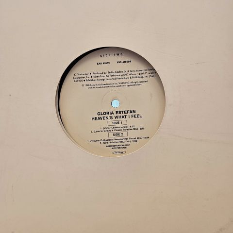 Gloria Estefan – Heaven's What I Feel LP PLAK