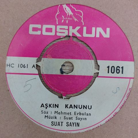 SUAT SAYIN - AŞKIN KANUNU 45LİK PLAK