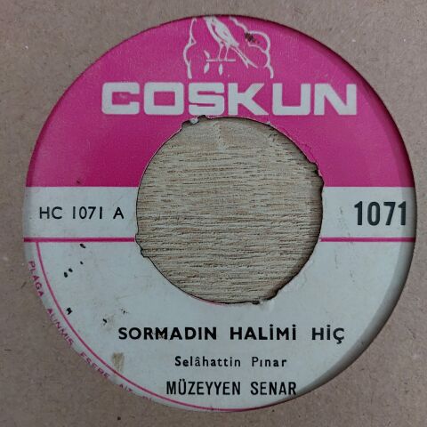 MÜZEYYEN SENAR - DEMİRCİLER DEMİR DÖGER TUNÇ OLUR 45LİK PLAK