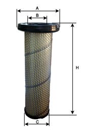 Komatsu D Serie, Liebherr R/A 900 Serie, Volvo SD Serie, John Deere 200-2000-400-500-600-700-800-A-R Serie Hava Filtre (İç Filtre)