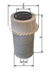 Land Rover Defender 90/110/130 2.5 D, Land Rover 88-109 Serie Hava Filtre