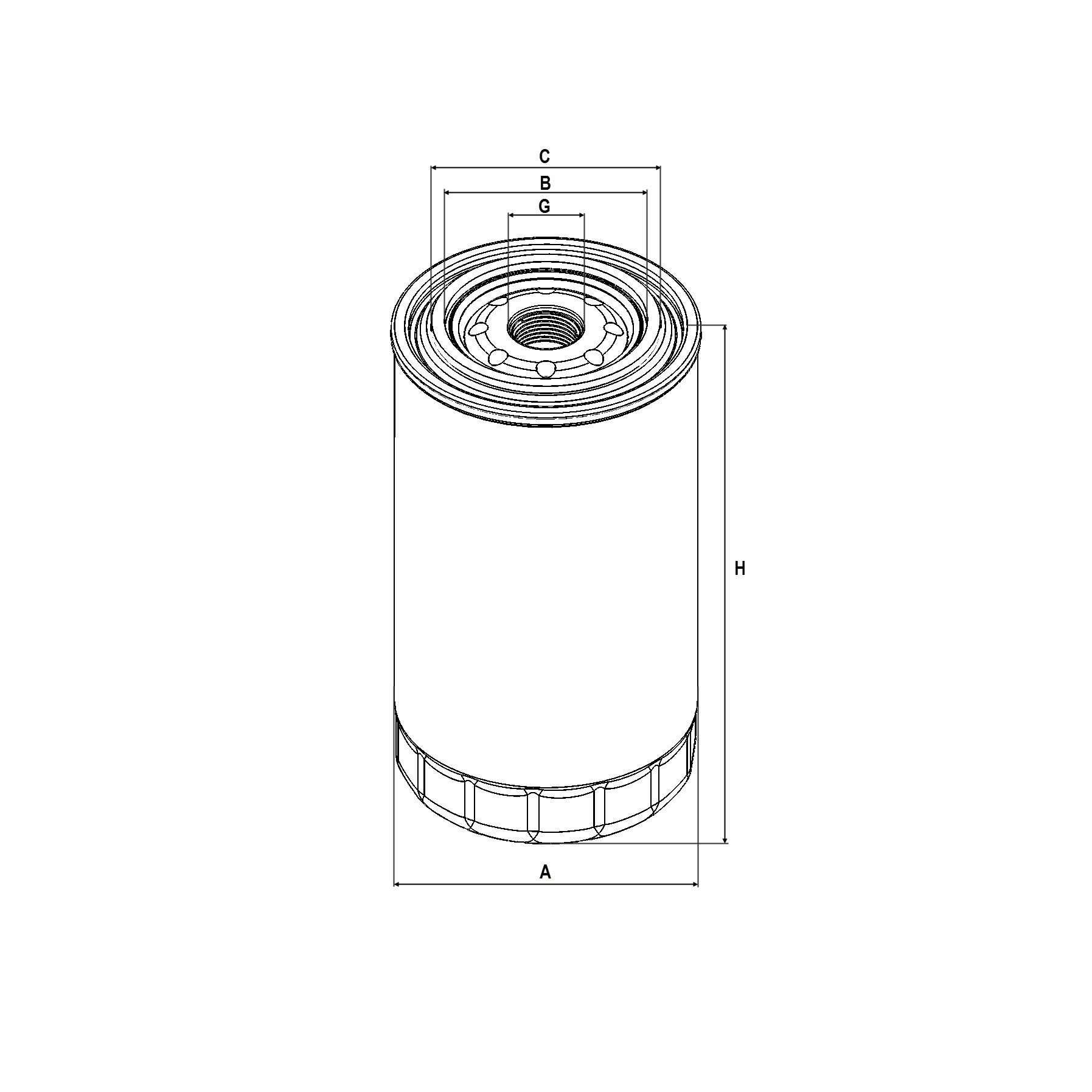 Doosan DL-DX Serie Yağ Filtre