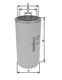 Massey Ferguson MF1000-200-300-340-350-360-370-380-390-3-4-400-4200-4300-500 Serie  Hidrolik Filtresi